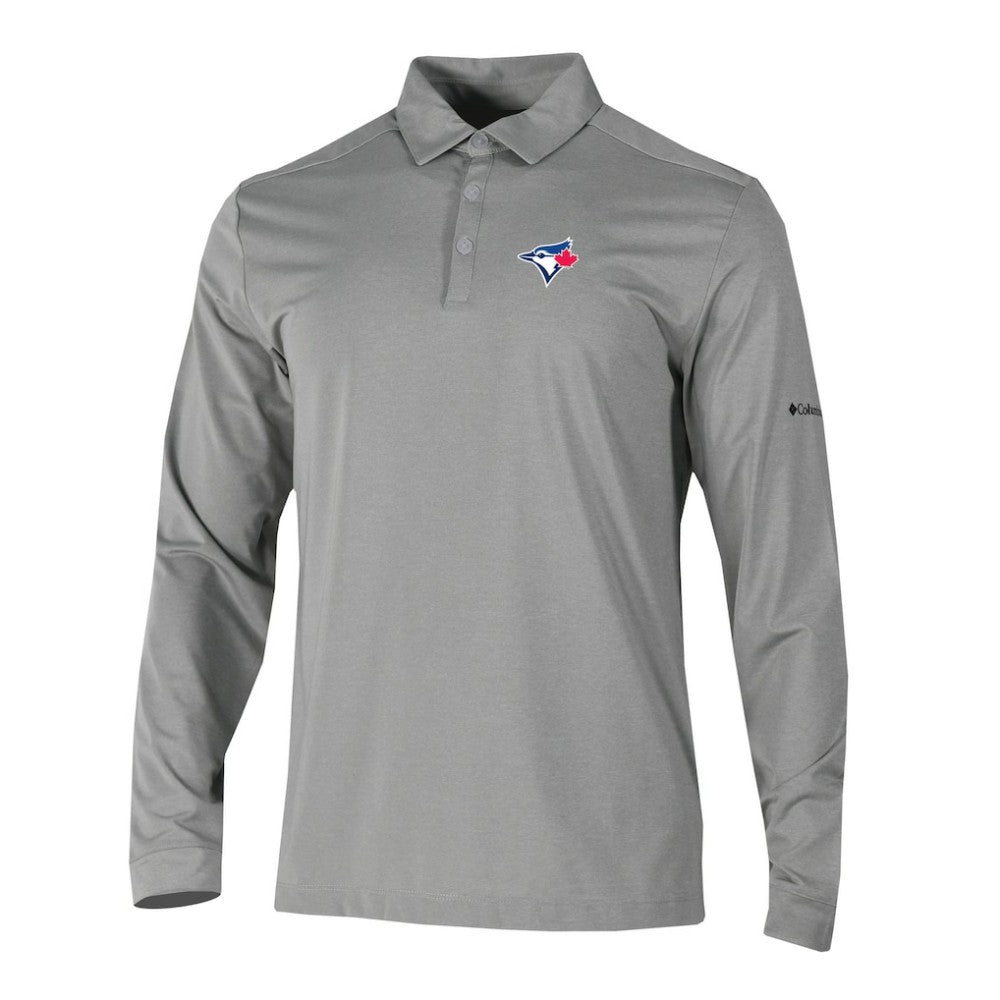Toronto Blue Jays Columbia Omni-Wick Pin High Long Sleeve Polo | MLB For sale