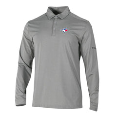 Toronto Blue Jays Columbia Omni-Wick Pin High Long Sleeve Polo | MLB For sale