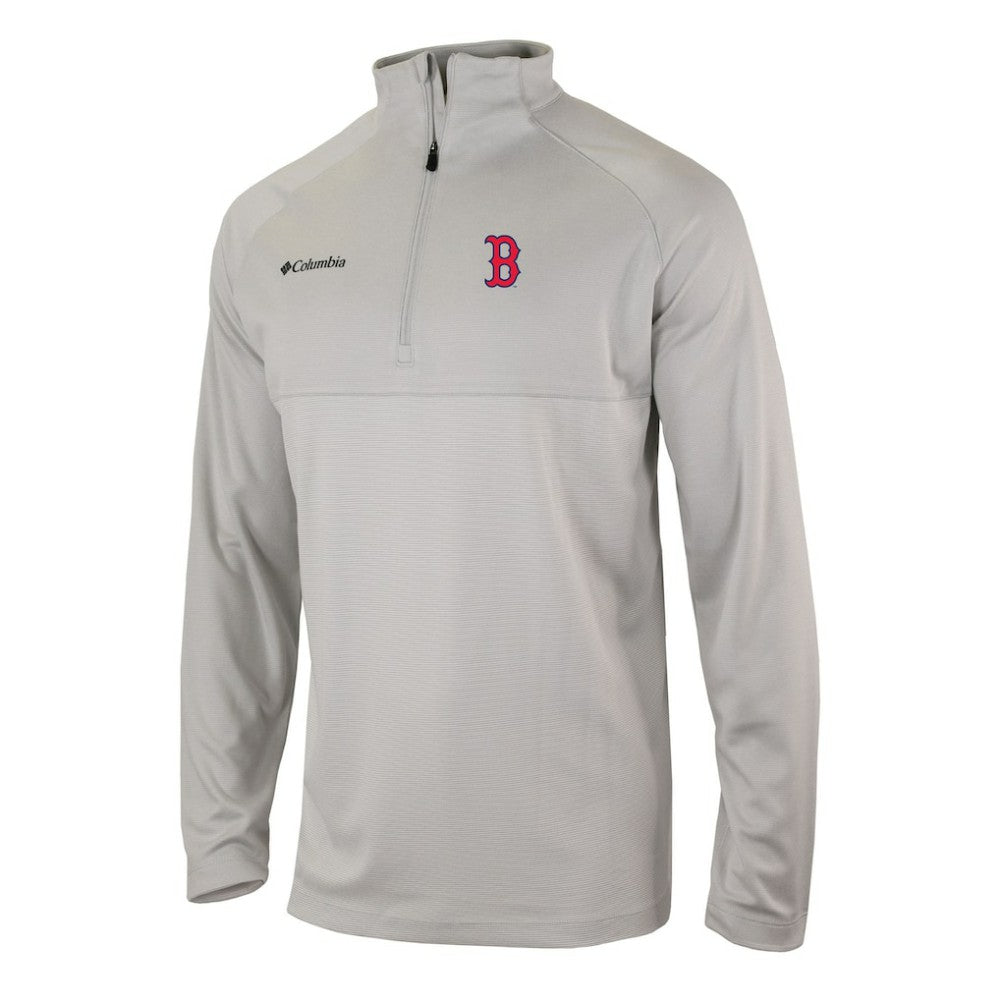 Boston Red Sox Columbia Omni-Wick Raglan Rockin' It Quarter-Zip Pullover | MLB US