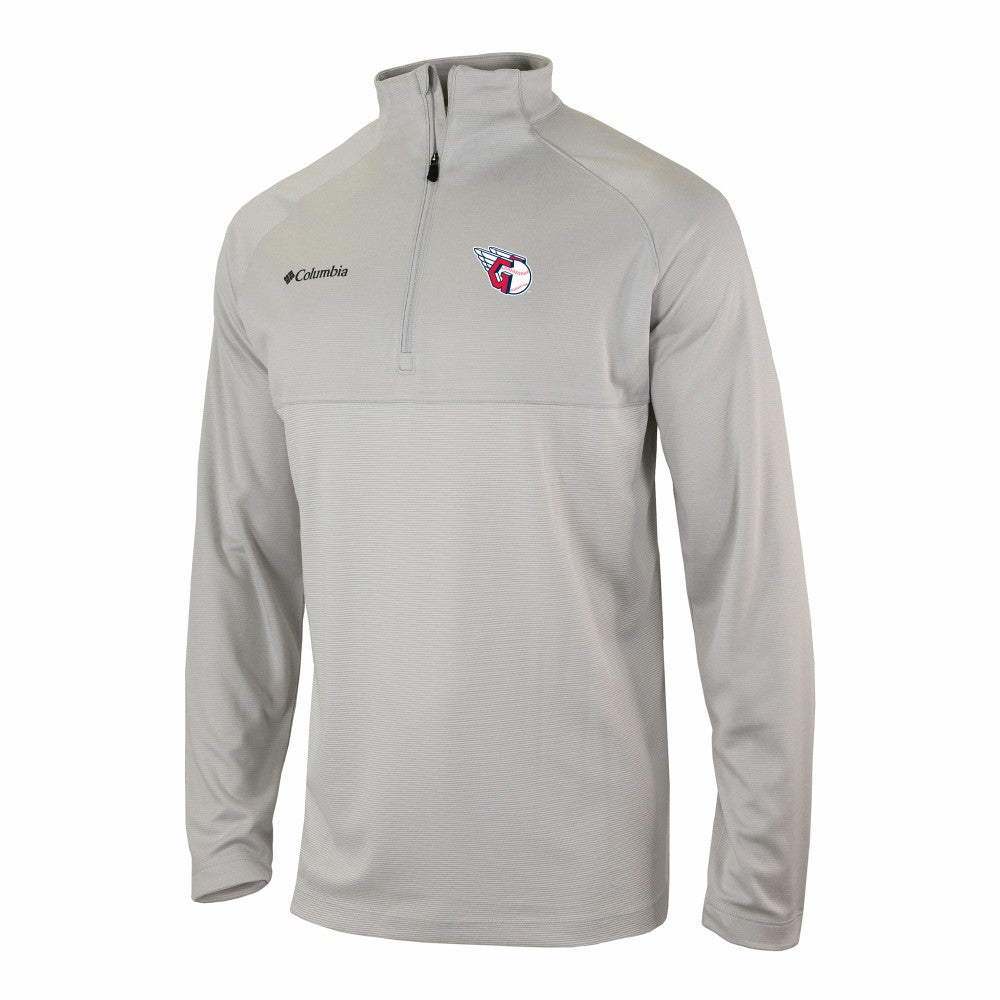Cleveland Guardians Columbia Omni-Wick Raglan Rockin' It Quarter-Zip Pullover | MLB Shop