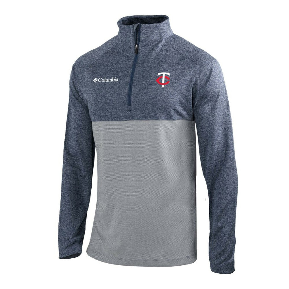 Minnesota Twins Columbia Omni-Wick Raglan Rockin' It Quarter-Zip Pullover | MLB Online