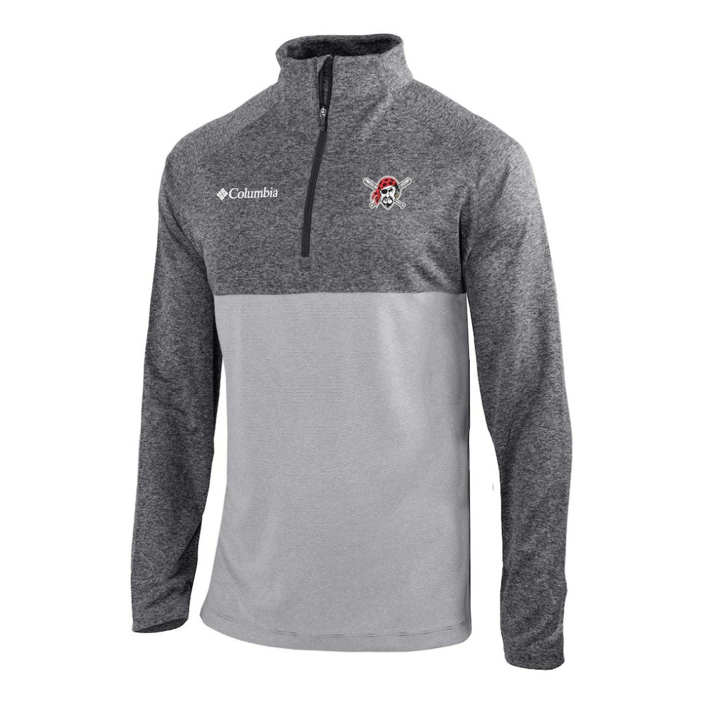 Pittsburgh Pirates Columbia Omni-Wick Raglan Rockin' It Quarter-Zip Pullover | MLB Discount