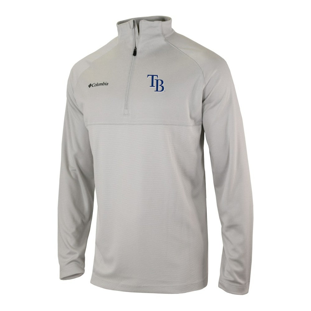 Tampa Bay Rays Columbia Omni-Wick Raglan Rockin' It Quarter-Zip Pullover | MLB Online