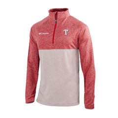 Texas Rangers Columbia Omni-Wick Raglan Rockin' It Quarter-Zip Pullover | MLB US