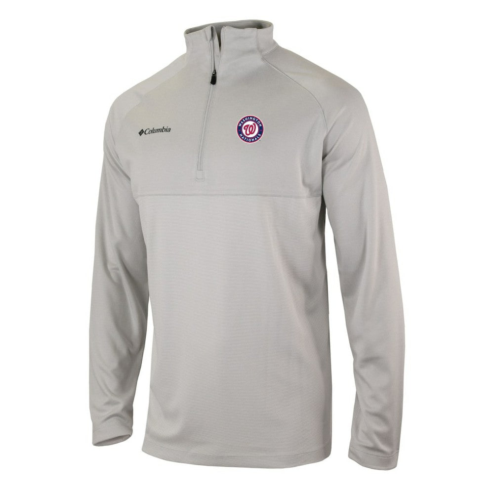 Washington Nationals Columbia Omni-Wick Raglan Rockin' It Quarter-Zip Pullover | MLB Sale