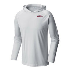 Los Angeles Angels Columbia Terminal Tackle Omni-Shade Pullover Hoodie | MLB For sale