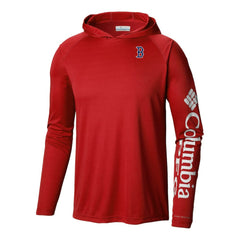 Boston Red Sox Columbia Terminal Tackle Omni-Shade Pullover Hoodie | MLB Outlet