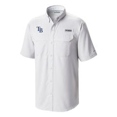 Tampa Bay Rays Columbia Omni-Wick Low Drag Offshore Button-Up Shirt | MLB On Sale