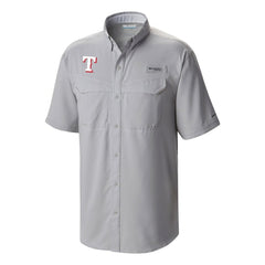 Texas Rangers Columbia Omni-Wick Low Drag Offshore Button-Up Shirt | MLB New