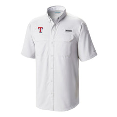 Texas Rangers Columbia Omni-Wick Low Drag Offshore Button-Up Shirt | MLB US
