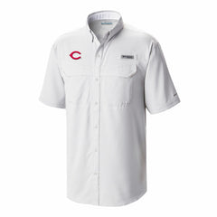 Cincinnati Reds Columbia Omni-Wick Low Drag Offshore Button-Up Shirt | MLB Shop