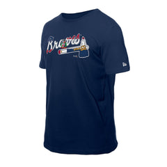 Atlanta Braves New Era Dominican Republic Flag Logo T-Shirt | MLB Sale
