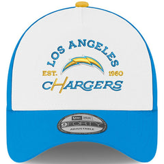 Los Angeles Chargers New Era Charger Power A-Frame 9FORTY Adjustable Hat