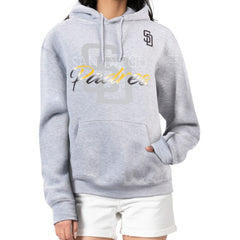 San Diego Padres G-III 4Her by Carl Banks Women's Shadow Logo Graphic Pullover Hoodie | MLB Online