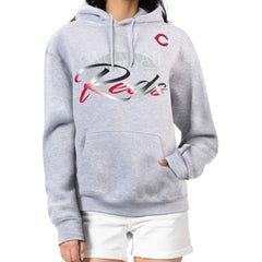 Cincinnati Reds G-III 4Her by Carl Banks Women's Shadow Logo Graphic Pullover Hoodie | MLB Online
