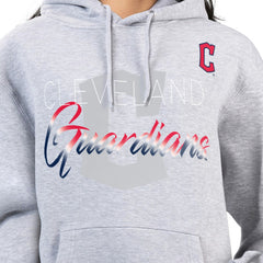 Cleveland Guardians G-III 4Her by Carl Banks Women's Shadow Logo Graphic Pullover Hoodie | MLB Sale