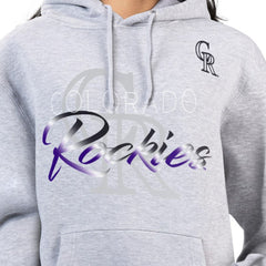 Colorado Rockies G-III 4Her by Carl Banks Women's Shadow Logo Graphic Pullover Hoodie | MLB Shop