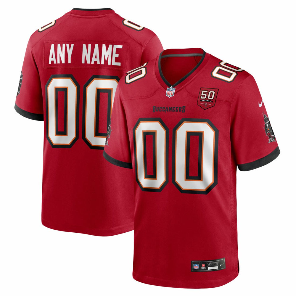 Tampa Bay Buccaneers Nike 50th Season Custom Game Jersey