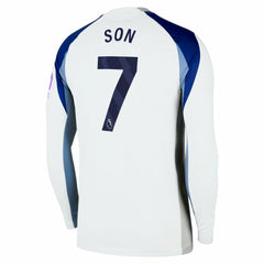 Son Heung-Min Tottenham Hotspur 2025/26 Home Replica Long Sleeve Jersey White - Nike