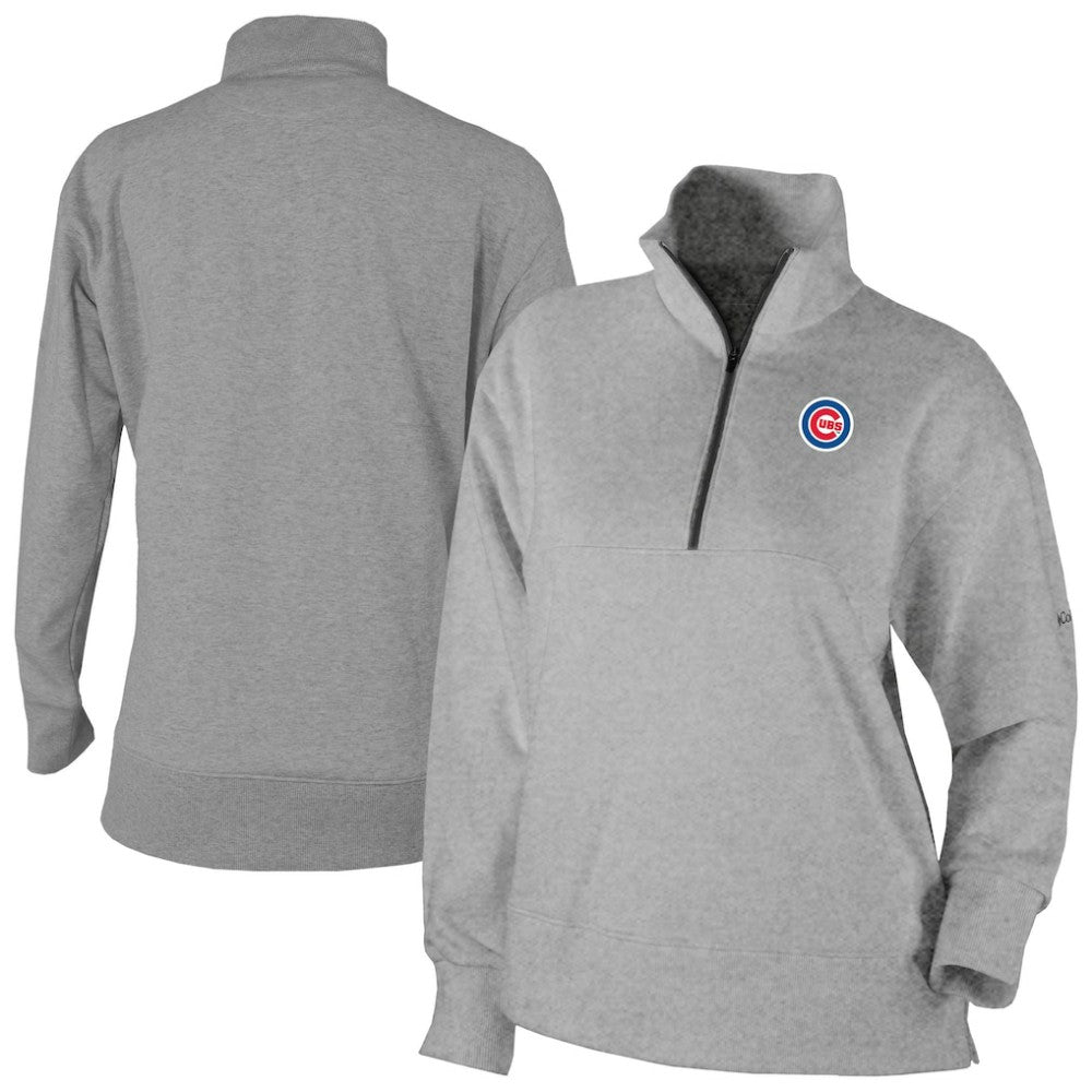 Chicago Cubs Columbia Women's Birchwood Hills Quarter-Zip Pullover | MLB US