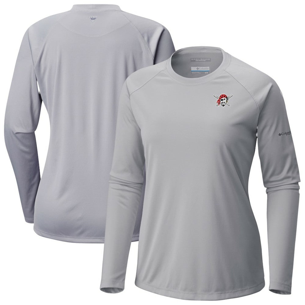 Pittsburgh Pirates Columbia Tidal Tee II Long Sleeve T-Shirt | MLB Online