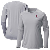 Los Angeles Angels Columbia Tidal Tee II Long Sleeve T-Shirt | MLB New