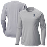 Detroit Tigers Columbia Tidal Tee II Long Sleeve T-Shirt | MLB New