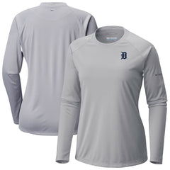 Detroit Tigers Columbia Tidal Tee II Long Sleeve T-Shirt | MLB New