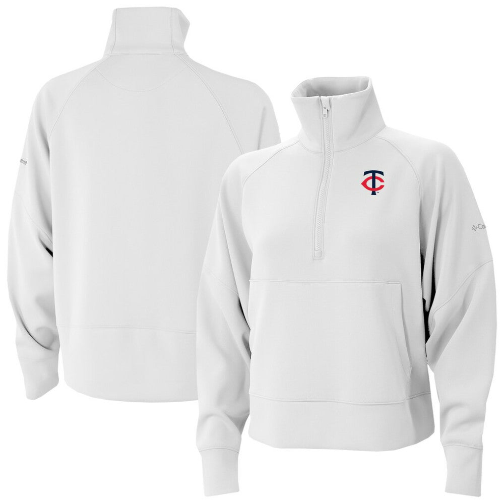 Minnesota Twins Columbia Women's Wickhams Hills Raglan Omni-Wick Quarter-Zip Pullover | MLB On Sale