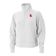 St. Louis Cardinals Columbia Women's Wickhams Hills Raglan Omni-Wick Quarter-Zip Pullover | MLB Discount