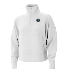 Milwaukee Brewers Columbia Women's Wickhams Hills Raglan Omni-Wick Quarter-Zip Pullover | MLB For sale