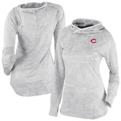 Cincinnati Reds Columbia Women's Omni-Wick Sunday Ball Raglan Pullover Hoodie | MLB US