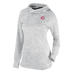 Cincinnati Reds Columbia Women's Omni-Wick Sunday Ball Raglan Pullover Hoodie | MLB US