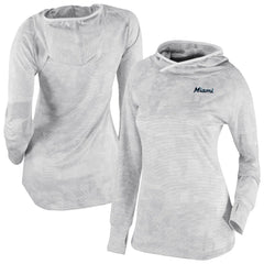 Miami Marlins Columbia Women's Omni-Wick Sunday Ball Raglan Pullover Hoodie | MLB Outlet