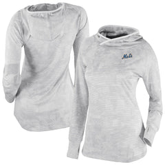 New York Mets Columbia Women's Omni-Wick Sunday Ball Raglan Pullover Hoodie | MLB New