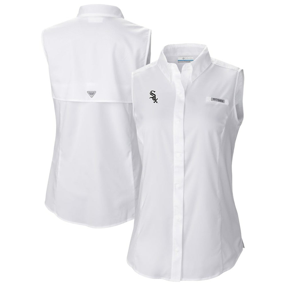 Chicago White Sox Columbia Women's Tamiami Sleeveless Shirt | MLB Sale