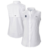Detroit Tigers Columbia Women's Tamiami Sleeveless Shirt | MLB New