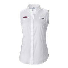 Los Angeles Angels Columbia Women's Tamiami Sleeveless Shirt | MLB Online
