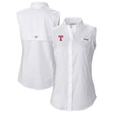 Texas Rangers Columbia Women's Tamiami Sleeveless Shirt | MLB On Sale