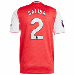 William Saliba Arsenal 2025/26 Home Player Jersey Red - Adidas