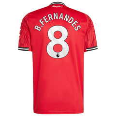 Bruno Fernandes Manchester United Home 2025/26 Replica Player Jersey Red - Adidas