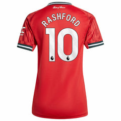 Marcus Rashford Manchester United Women's Home 2025/26 Replica Player Jersey Red - Adidas