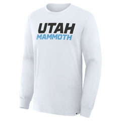 Utah Mammoth Fanatics Wordmark Legacy Long Sleeve T-Shirt Online