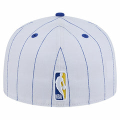 Golden State Warriors Wordmark Pinstripe 59FIFTY Fitted Hat sale Discount