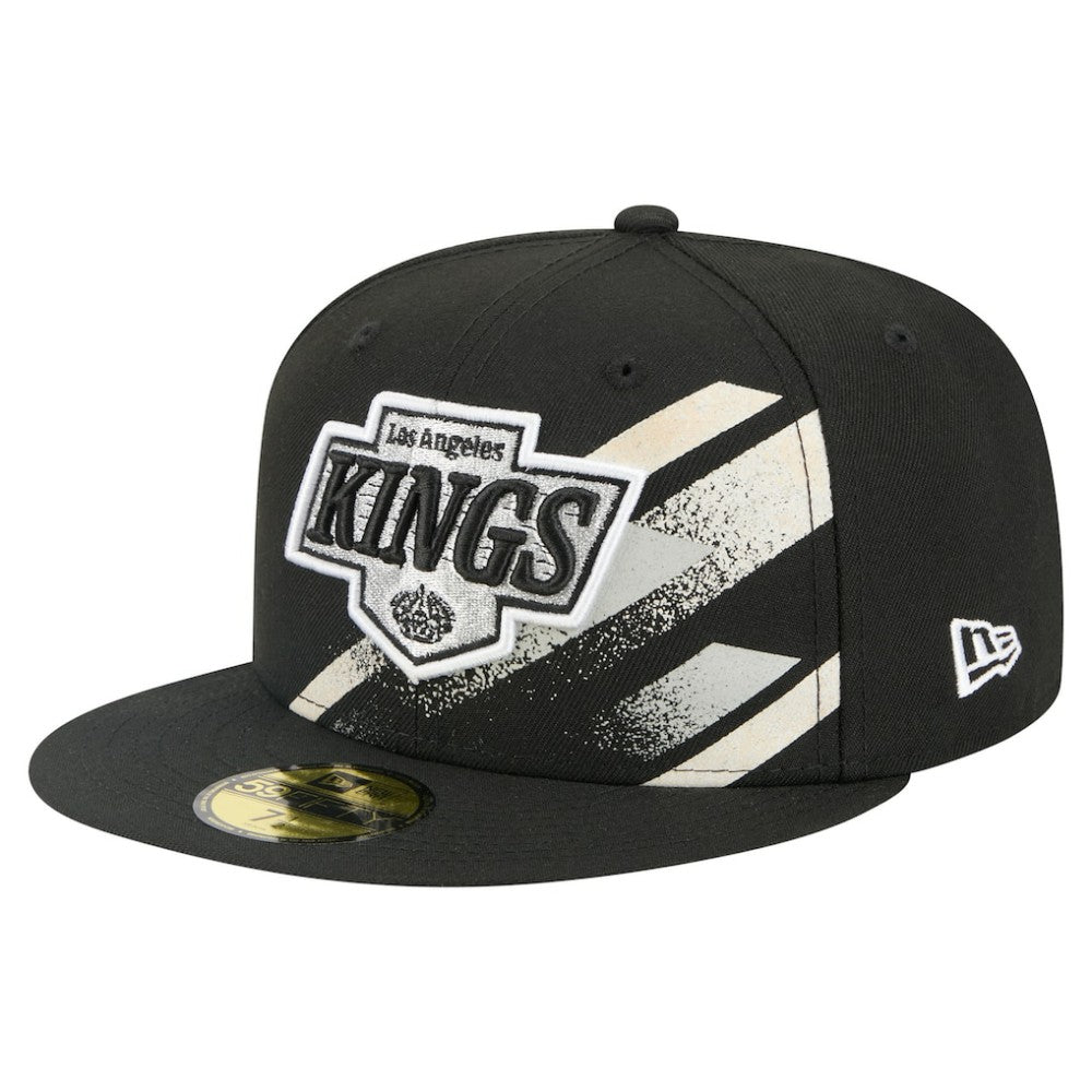Los Angeles Kings New Era Faded Lines 59FIFTY Fitted Hat Discount