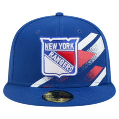 New York Rangers New Era Faded Lines 59FIFTY Fitted Hat On Sale