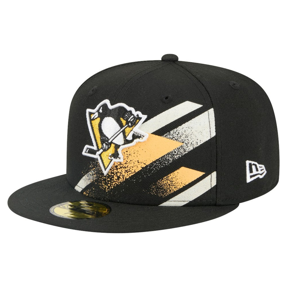 Pittsburgh Penguins New Era Faded Lines 59FIFTY Fitted Hat Online