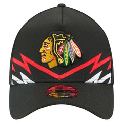 Chicago Blackhawks New Era 39THIRTY A-Frame Perforated Flex Hat Outlet
