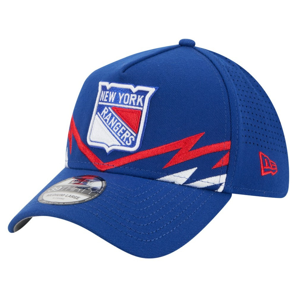 New York Rangers New Era 39THIRTY A-Frame Perforated Flex Hat On Sale