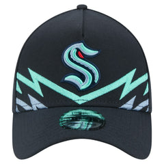 Seattle Kraken New Era Zig Zag 39THIRTY A-Frame Perforated Flex Hat Discount